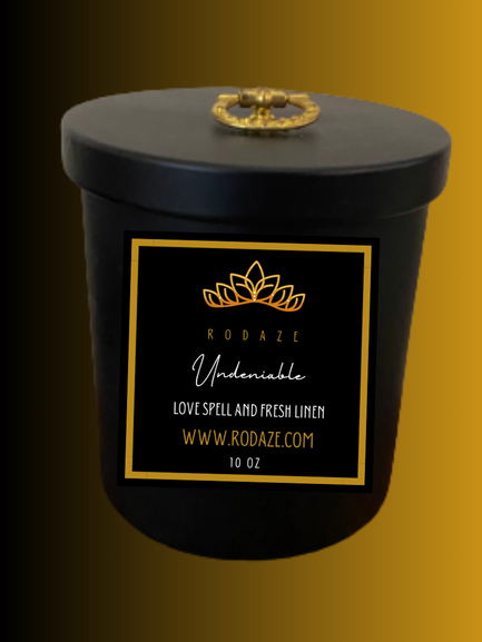 UNDENIABLE 10 OZ LUXURY CANDLE